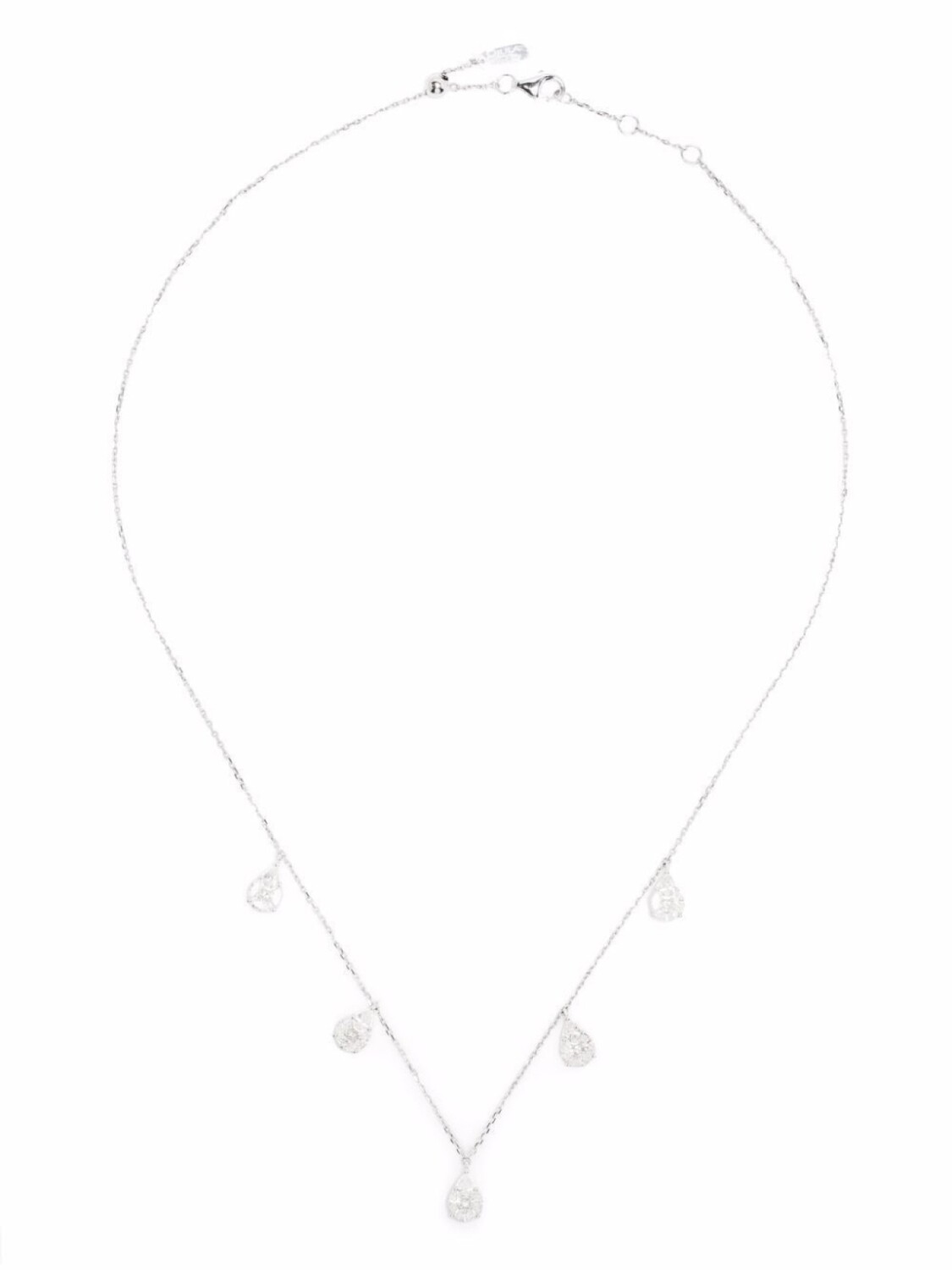 Колье-чокер из белого золота с бриллиантами Djula, серебряный
Колье-чокер из белого золота с бриллиантами Djula, серебряный