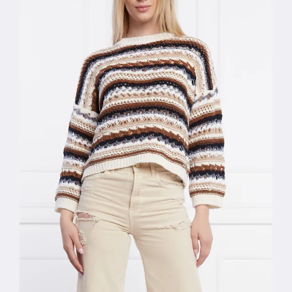 Свитер свободного кроя Liu Jo, коричневый
Свитер свободного кроя Liu Jo, коричневый