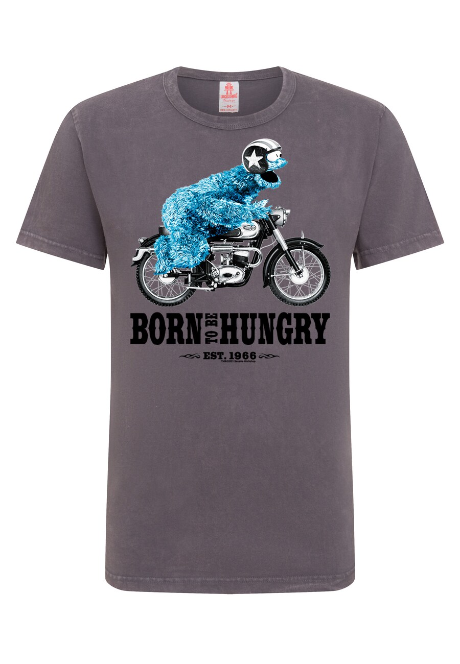 Классическая футболка LOGOSHIRT Shirt Sesamstrasse - Krümelmonster Motorrad, серый
Классическая футболка LOGOSHIRT Shirt Sesamstrasse - Krümelmonster Motorrad, серый