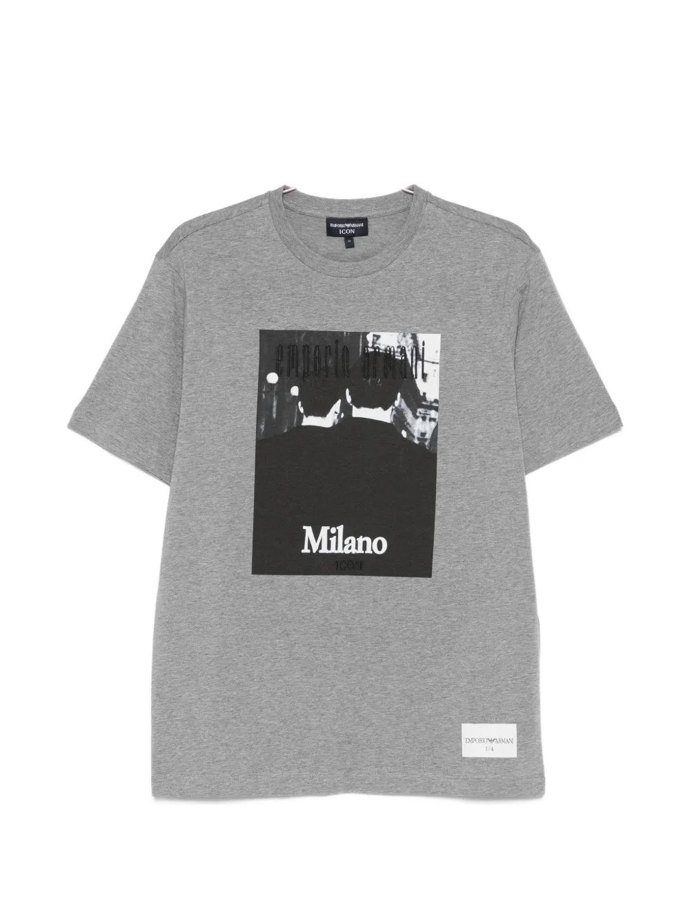 Хлопковая футболка Emporio Armani, серый
Хлопковая футболка Emporio Armani, серый