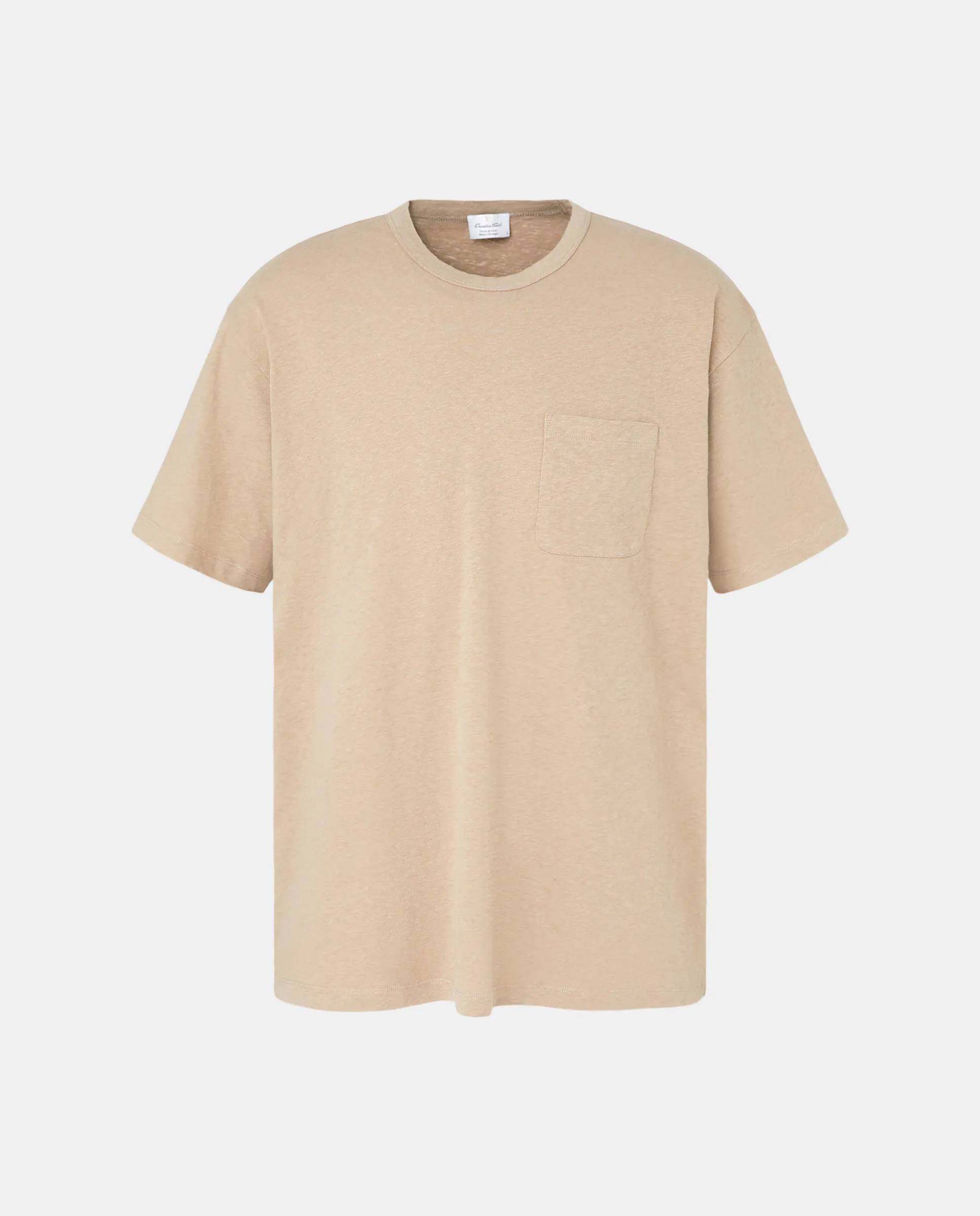 Мужская однотонная футболка с круглым вырезом Emidio Tucci, коричневый
Мужская однотонная футболка с круглым вырезом Emidio Tucci, коричневый