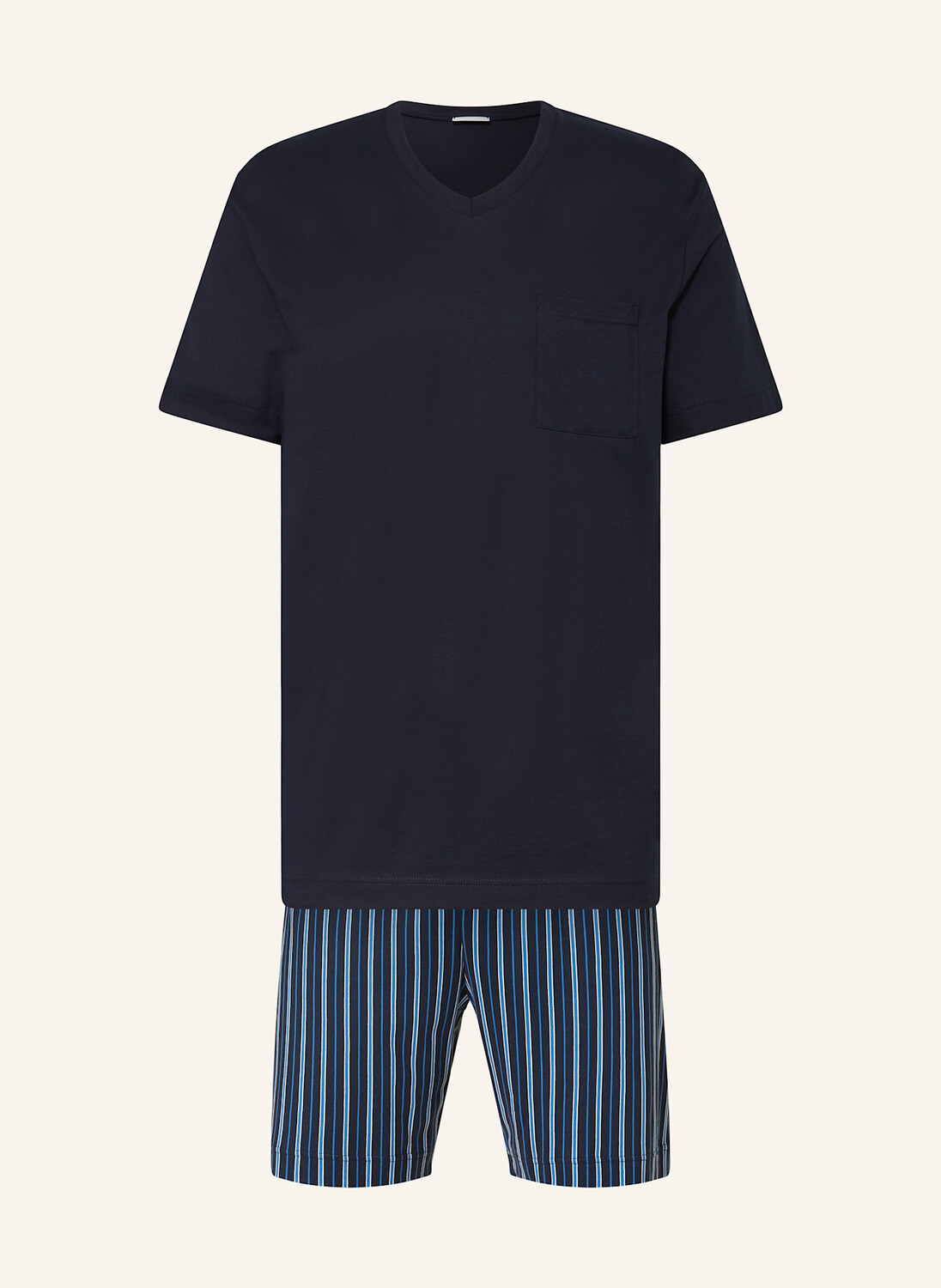 Короткая пижама прямая серия Mey, синий
Короткая пижама прямая серия Mey, синий