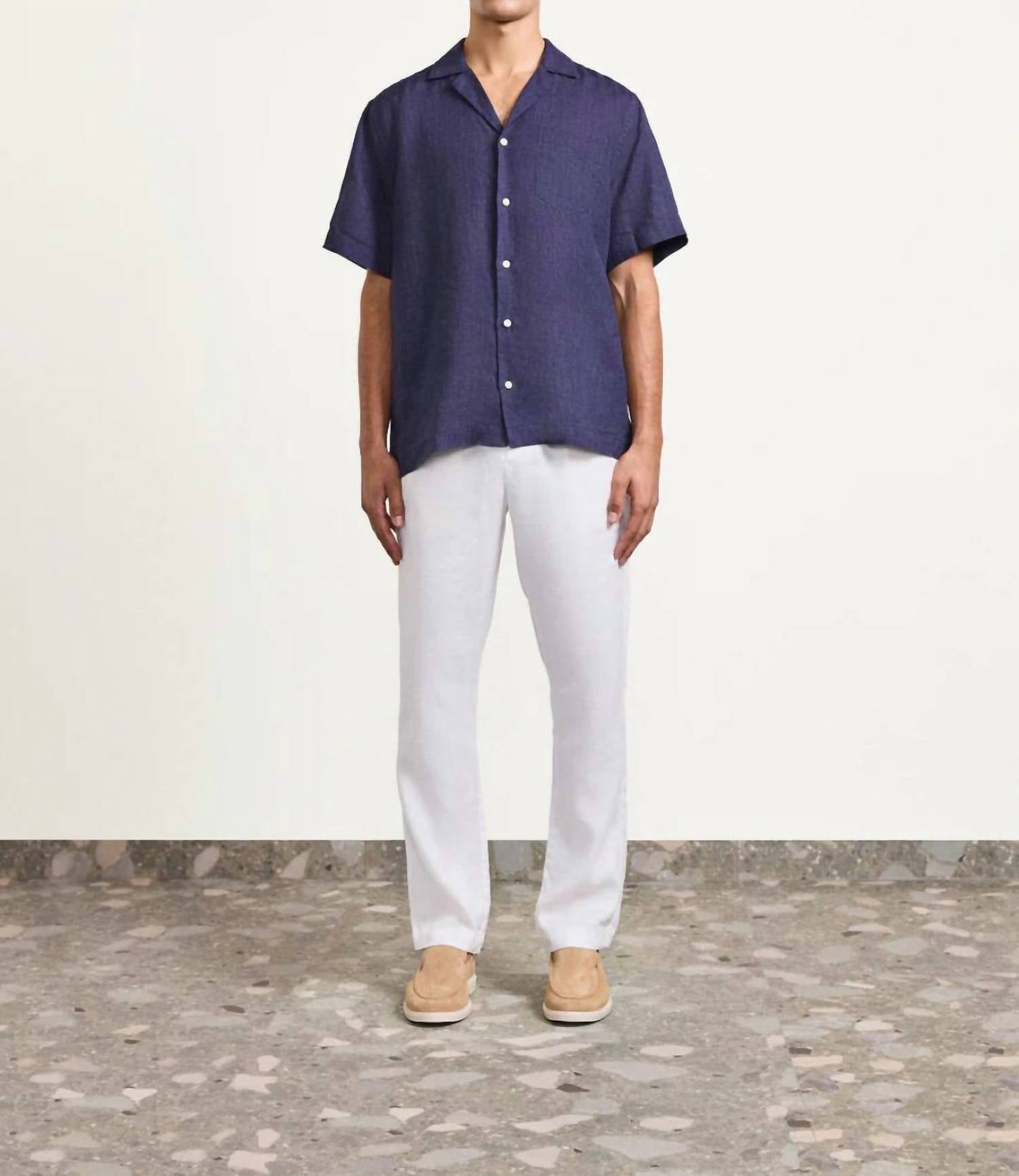 Льняная рубашка Angelo темно-синего цвета Frescobal Carioca, темно-синий
Льняная рубашка Angelo темно-синего цвета Frescobal Carioca, темно-синий