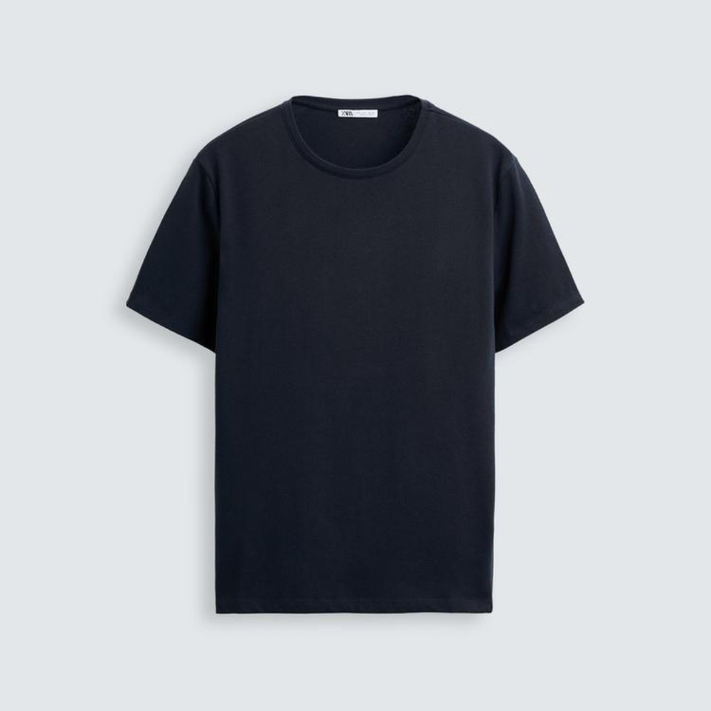 Футболка Zara Basic Slim Fit, темно-синий
Футболка Zara Basic Slim Fit, темно-синий