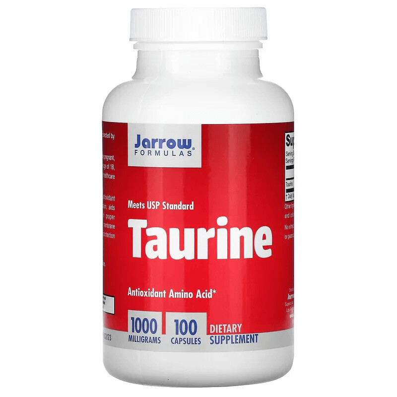 Таурин Jarrow Formulas 1000 мг, 100 капсул 
Таурин Jarrow Formulas 1000 мг, 100 капсул