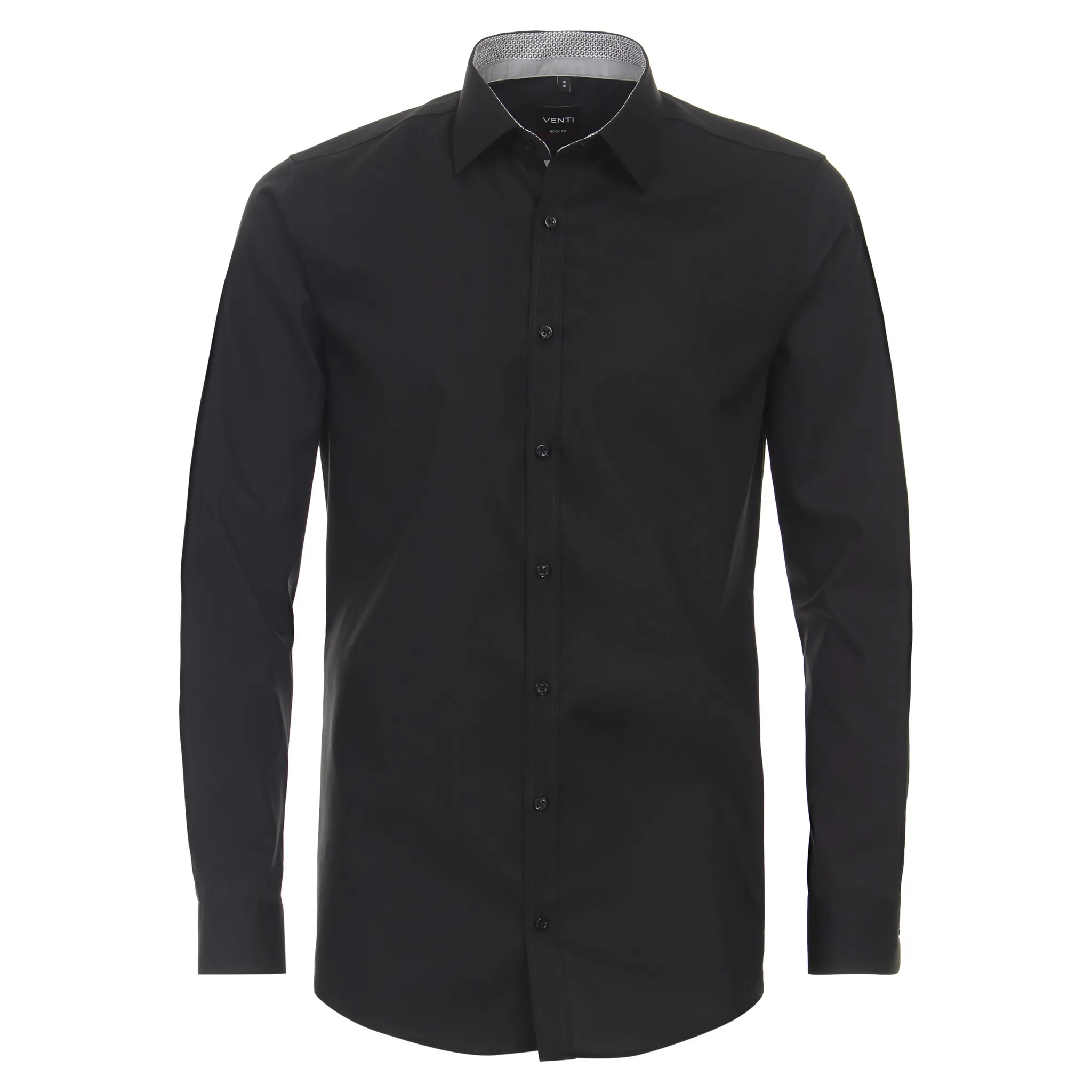Деловая рубашка VENTI "Деловая рубашка VENTI однотонная", черный
Деловая рубашка VENTI "Деловая рубашка VENTI однотонная", черный