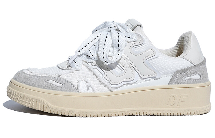 Кеды, скейтборд обувь женская низкая белый Dafu Leaps Forward 
Кеды, скейтборд обувь женская низкая белый Dafu Leaps Forward