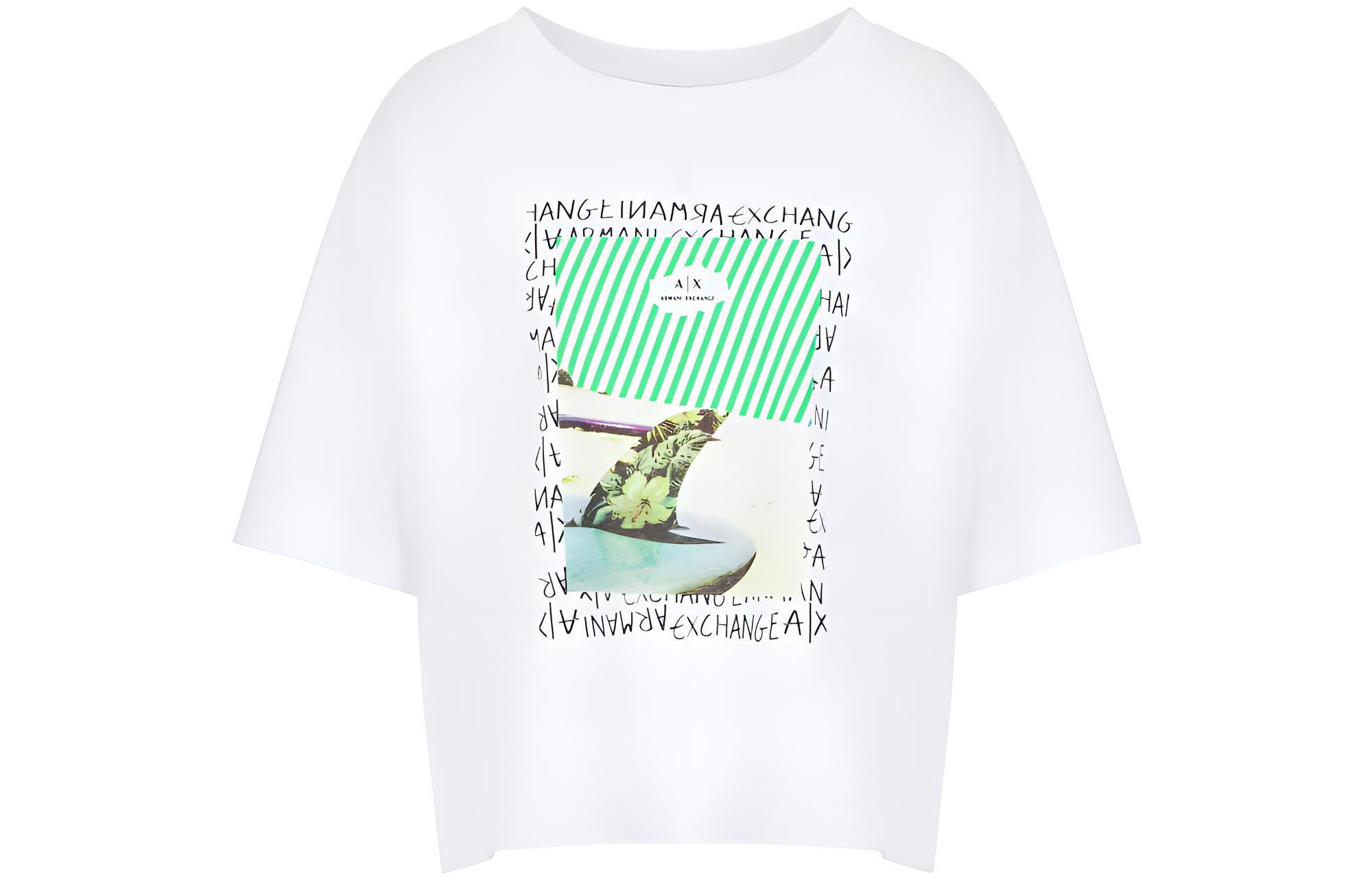 Женская белая укороченная майка ARMANI EXCHANGE
Женская белая укороченная майка ARMANI EXCHANGE