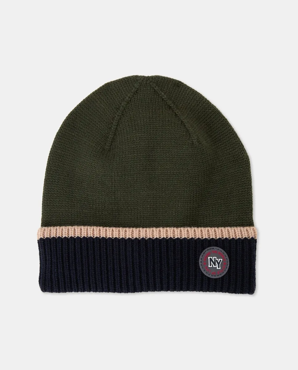 Двухцветная гладкая шапка для мальчика Kids El Corte Inglés, зеленый
Двухцветная гладкая шапка для мальчика Kids El Corte Inglés, зеленый