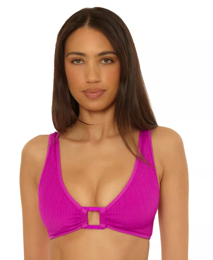 Женский бикини-топ с пряжкой Crinkle Crush Pucker Stripe Becca, розовый
Женский бикини-топ с пряжкой Crinkle Crush Pucker Stripe Becca, розовый