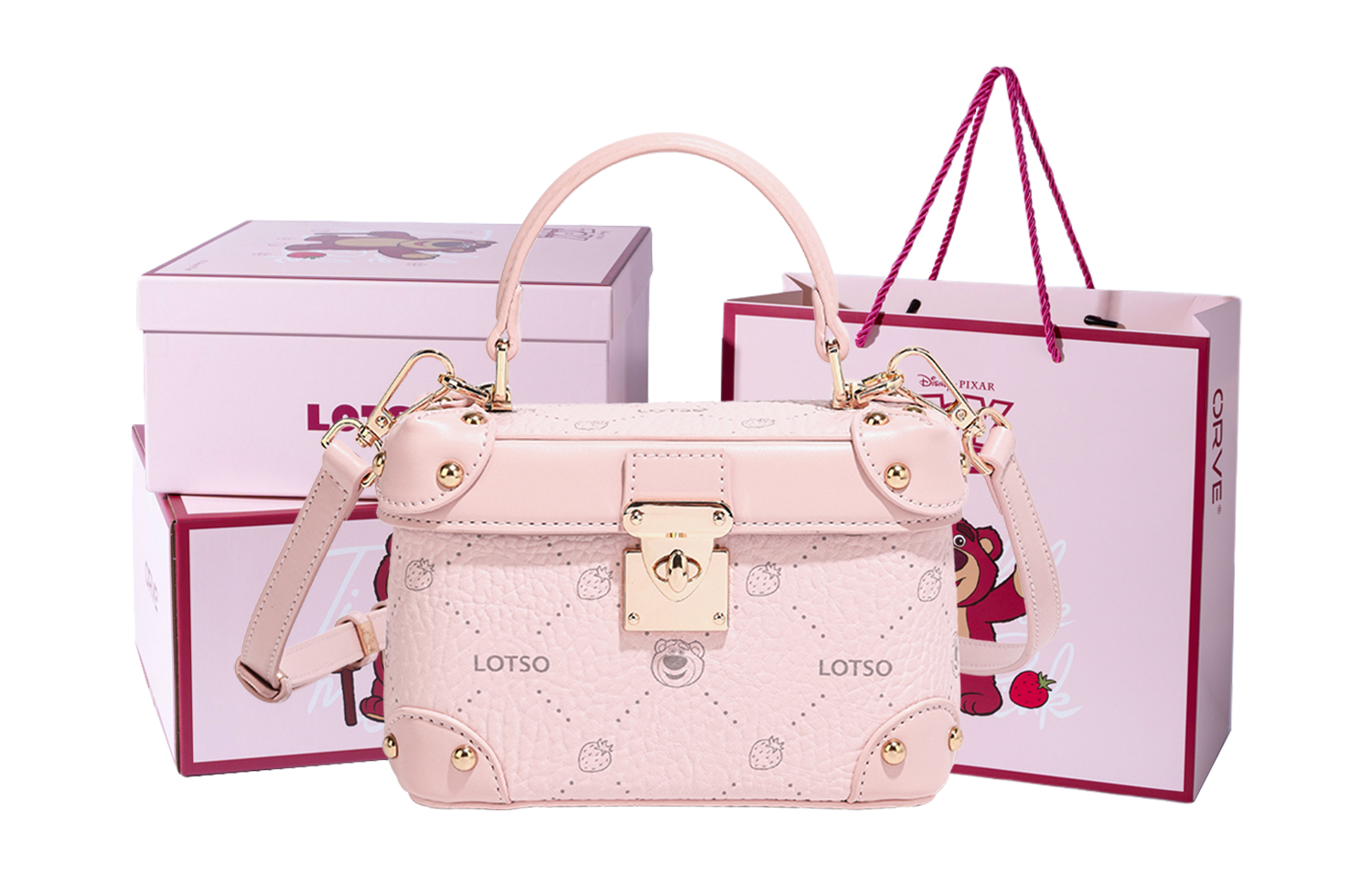 Disney Сумка-коробка из ПВХ серии Strawberry Bear через плечо кросс-боди женская многоцветная
Disney Сумка-коробка из ПВХ серии Strawberry Bear через плечо кросс-боди женская многоцветная