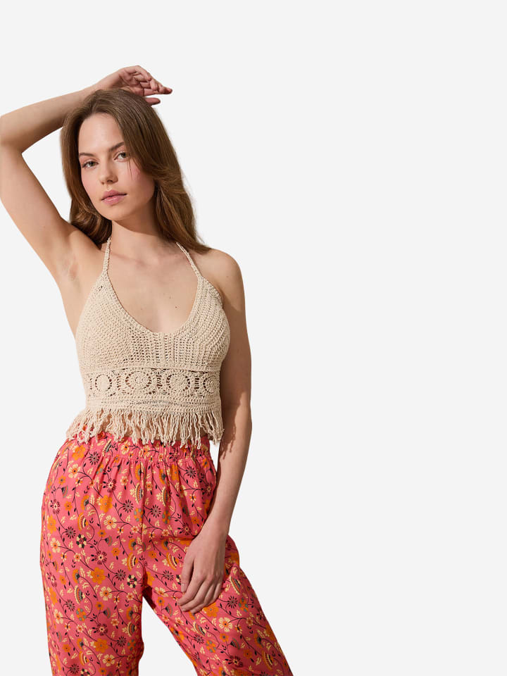 Goldenbay Бюстье-топ с завязками на шее, женский, темно-бежевого цвета
Goldenbay Бюстье-топ с завязками на шее, женский, темно-бежевого цвета