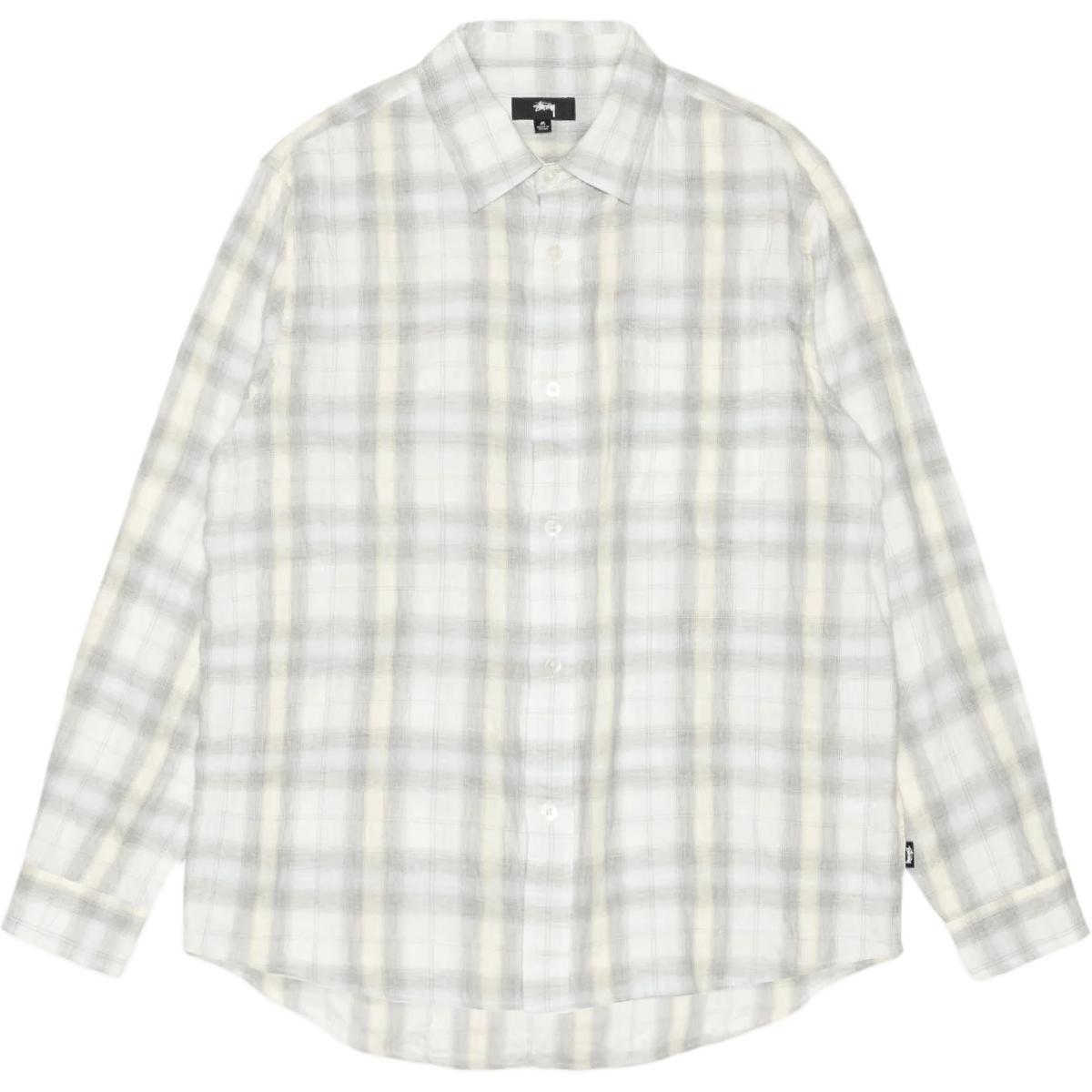 Рубашка Stüssy с длинным рукавом в клетку Stussy, белый
Рубашка Stüssy с длинным рукавом в клетку Stussy, белый