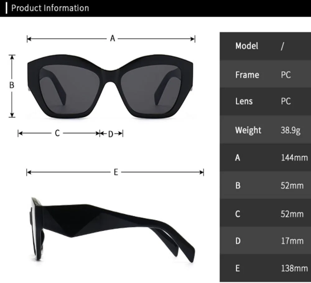 Модные солнцезащитные очки неправильной формы «кошачий глаз» для женщин, винтажные солнцезащитные очки большого размера, летние трендовые стильные очки MTZJH, C1
Модные солнцезащитные очки неправильной формы «кошачий глаз» для женщин, винтажные солнцезащитные очки большого размера, летние трендовые стильные очки MTZJH, C1