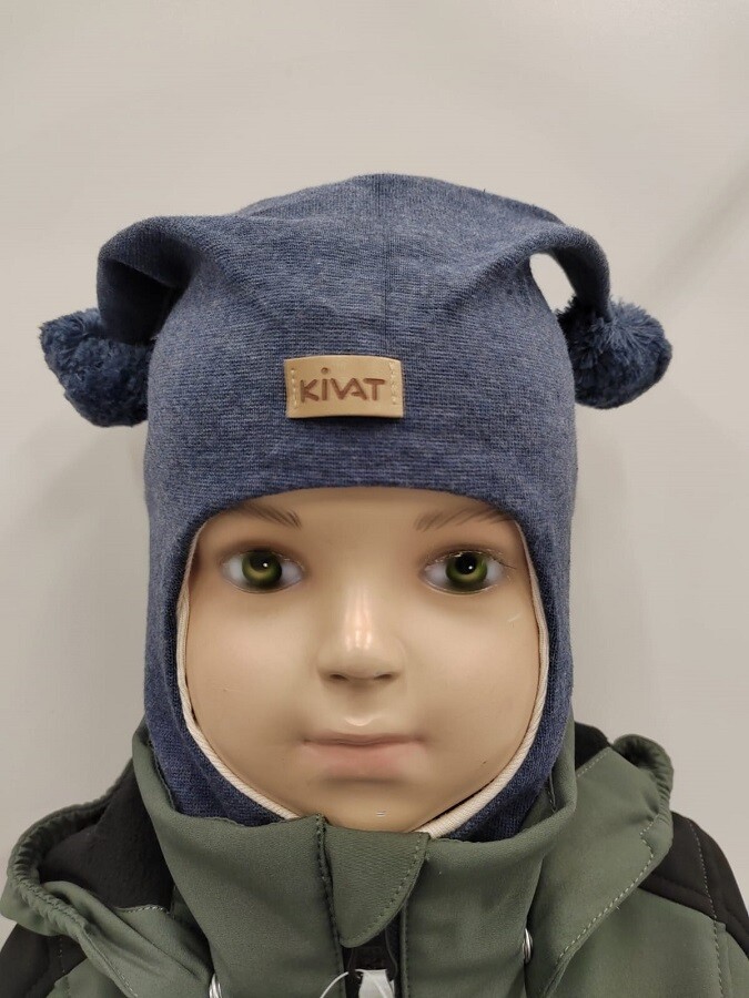 Шапка детская Kivat с помпонами, меланж
Шапка детская Kivat с помпонами, меланж