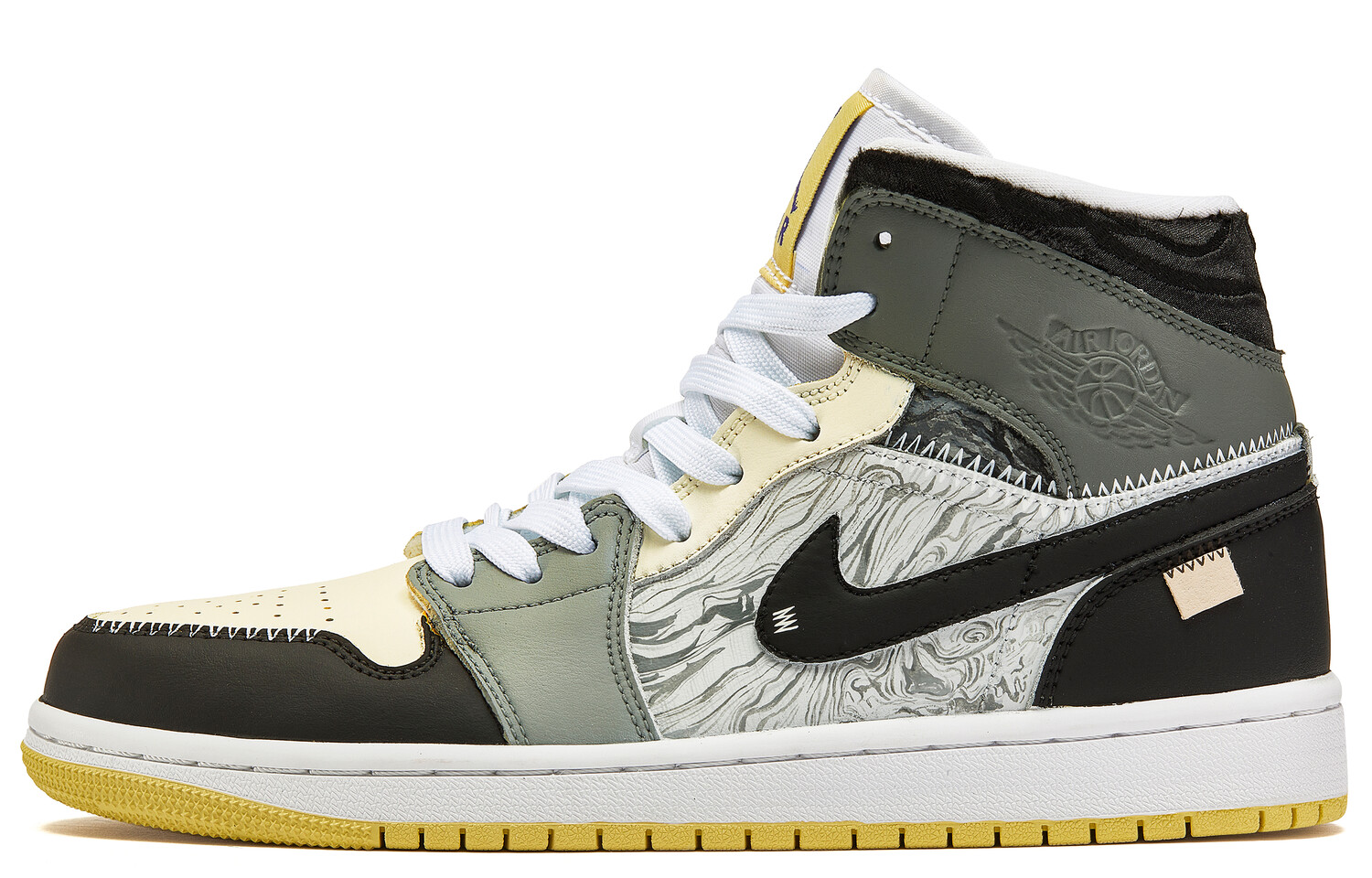 Кроссовки Air Jordan 1 Vintage Basketball Shoes Women's Mid-top Grey/yellow/black, светло-серый
Кроссовки Air Jordan 1 Vintage Basketball Shoes Women's Mid-top Grey/yellow/black, светло-серый