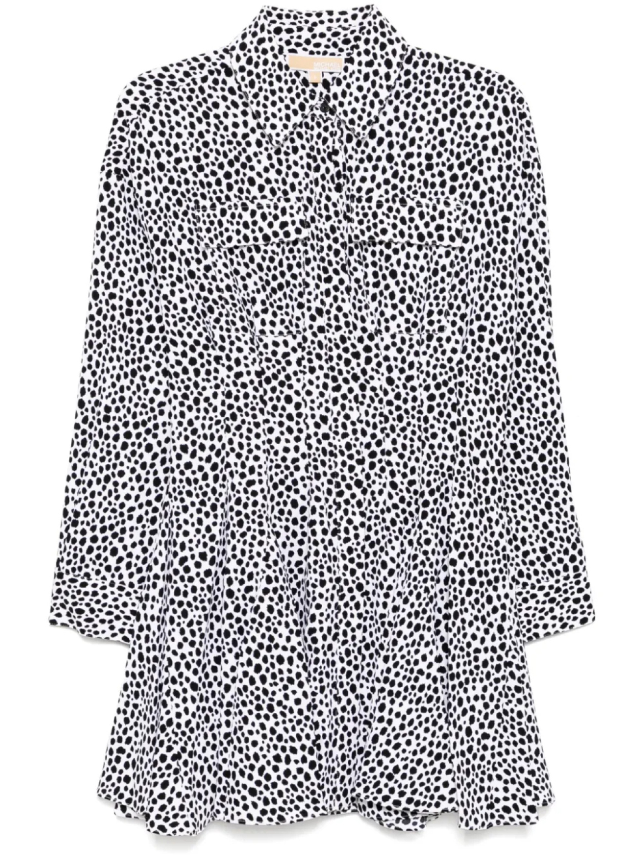 Michael Kors плиссированное платье-рубашка с принтом, белый
Michael Kors плиссированное платье-рубашка с принтом, белый