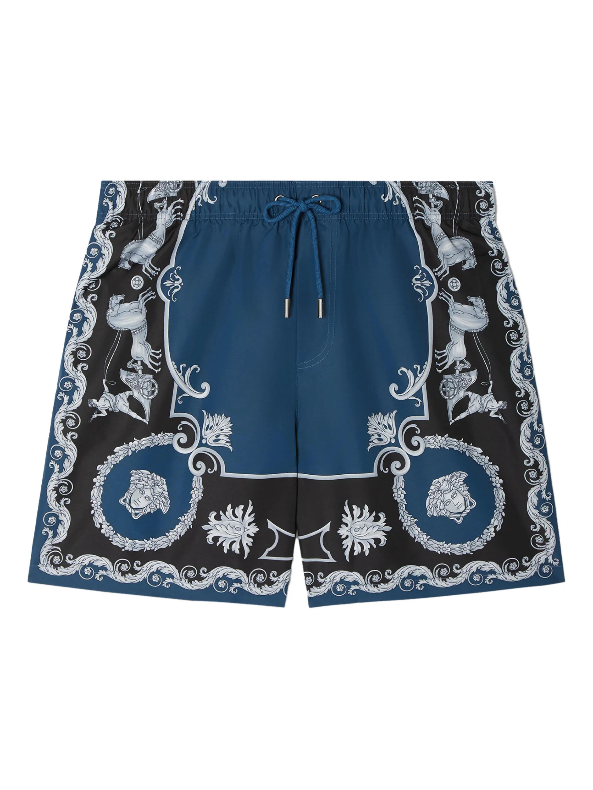 Плавки-шорты с принтом Baroque Versace, синий
Плавки-шорты с принтом Baroque Versace, синий