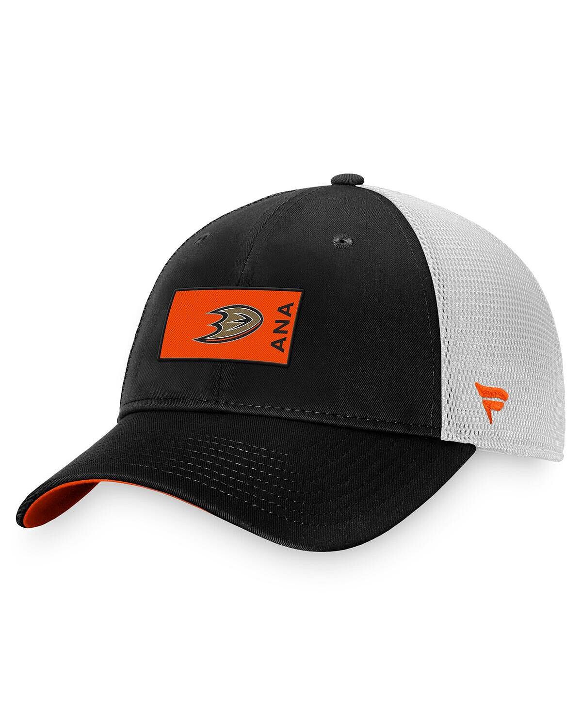 Мужская фирменная черно-белая кепка Anaheim Ducks Authentic Pro Rink Trucker Snapback Fanatics
Мужская фирменная черно-белая кепка Anaheim Ducks Authentic Pro Rink Trucker Snapback Fanatics