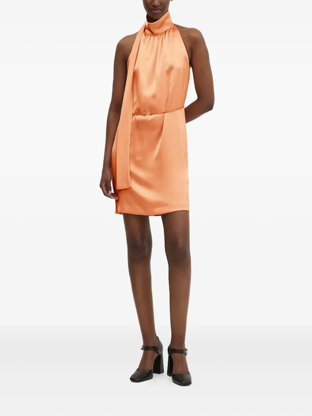 Атласное мини-платье с халтер-воротом HUGO, оранжевый
Атласное мини-платье с халтер-воротом HUGO, оранжевый
