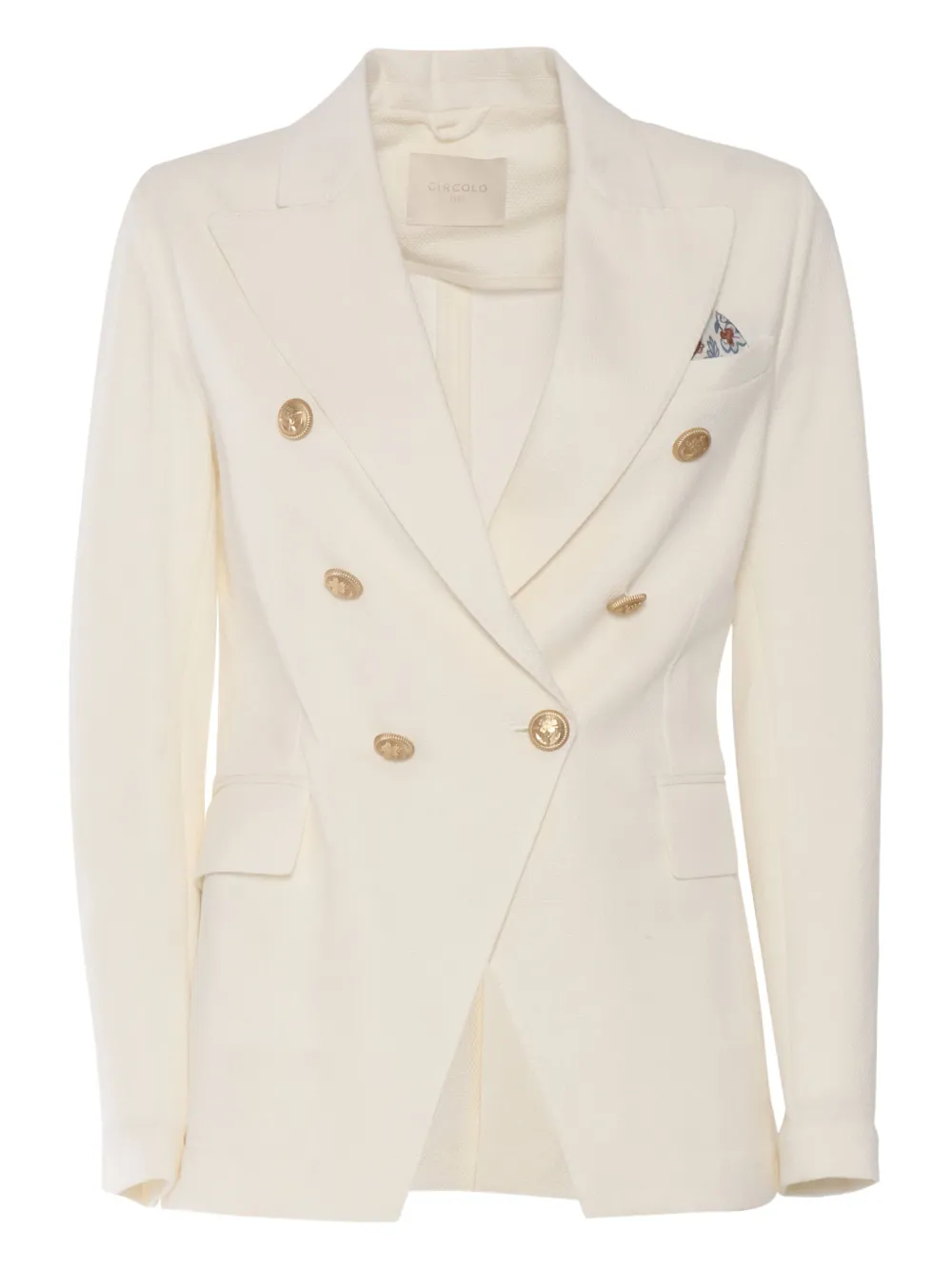 Двубортный пиджак Circolo 1901, нейтральный
Двубортный пиджак Circolo 1901, нейтральный