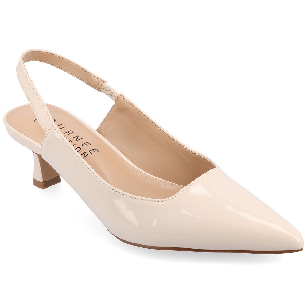 Женские туфли на каблуке с открытой пяткой Journee Collection Paulina, цвет Patent Beige
Женские туфли на каблуке с открытой пяткой Journee Collection Paulina, цвет Patent Beige