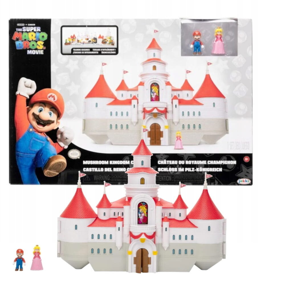 Набор Super Mario Movie Mashroom Kindom Peach's Castle Jakks Jakks Pacific
Набор Super Mario Movie Mashroom Kindom Peach's Castle Jakks Jakks Pacific