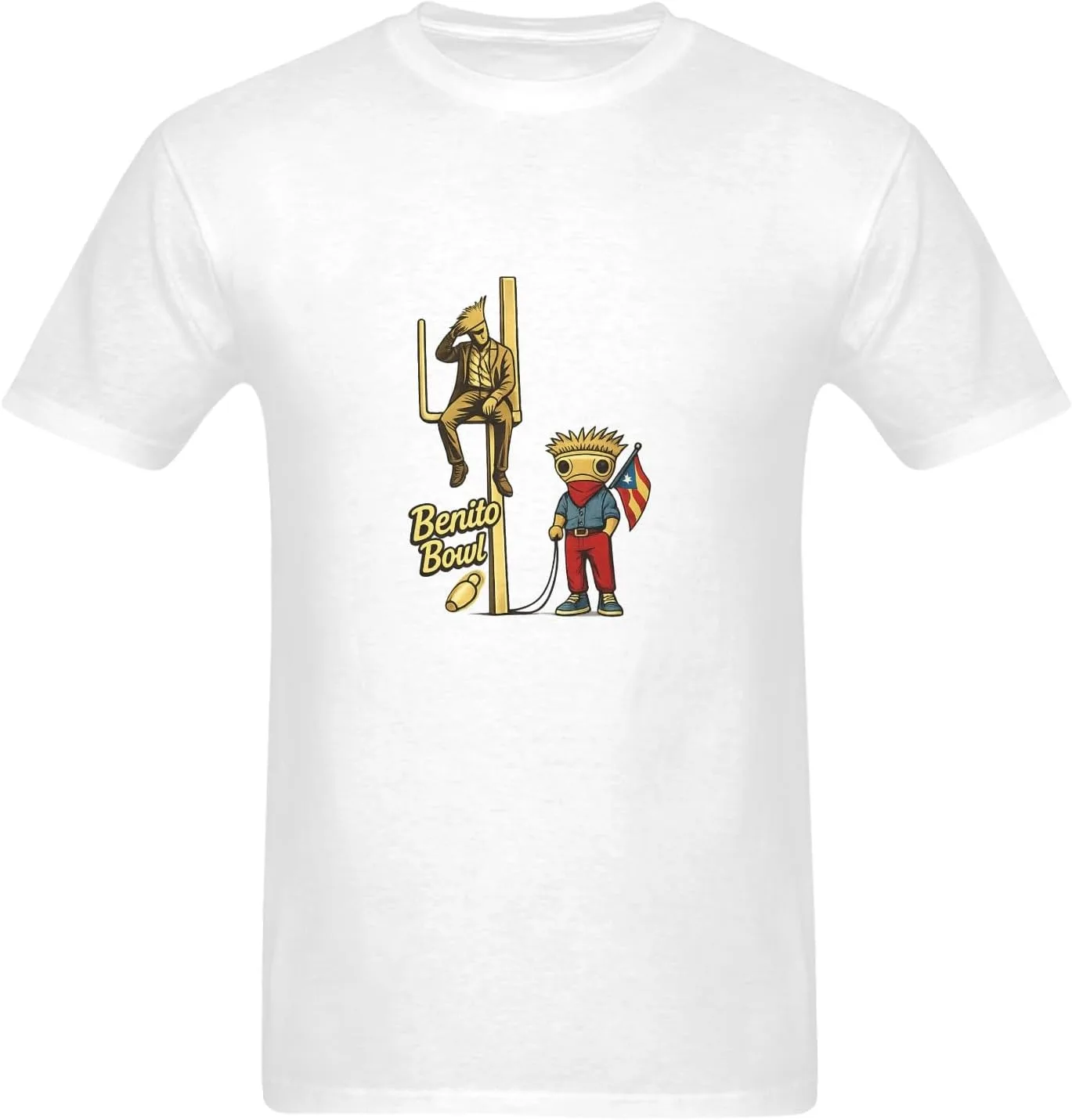 Футболка мужская Benito с принтом в стиле уличного искусства PURRINI
Футболка мужская Benito с принтом в стиле уличного искусства PURRINI