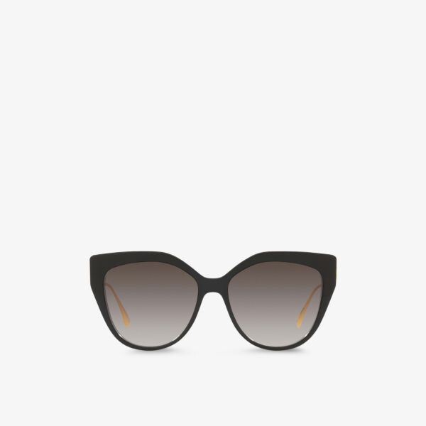 FE40011U солнцезащитные очки «кошачий глаз» из ацетата и металла Fendi, серый
FE40011U солнцезащитные очки «кошачий глаз» из ацетата и металла Fendi, серый