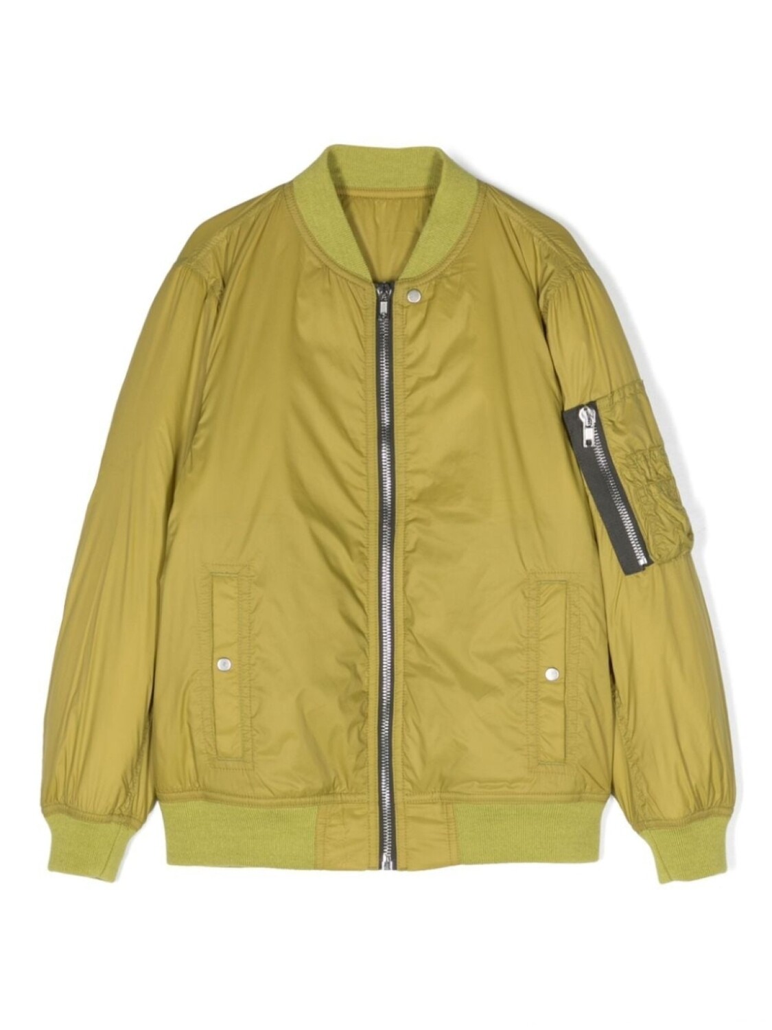 Rick Owens Kids бомбер на молнии, зеленый
Rick Owens Kids бомбер на молнии, зеленый