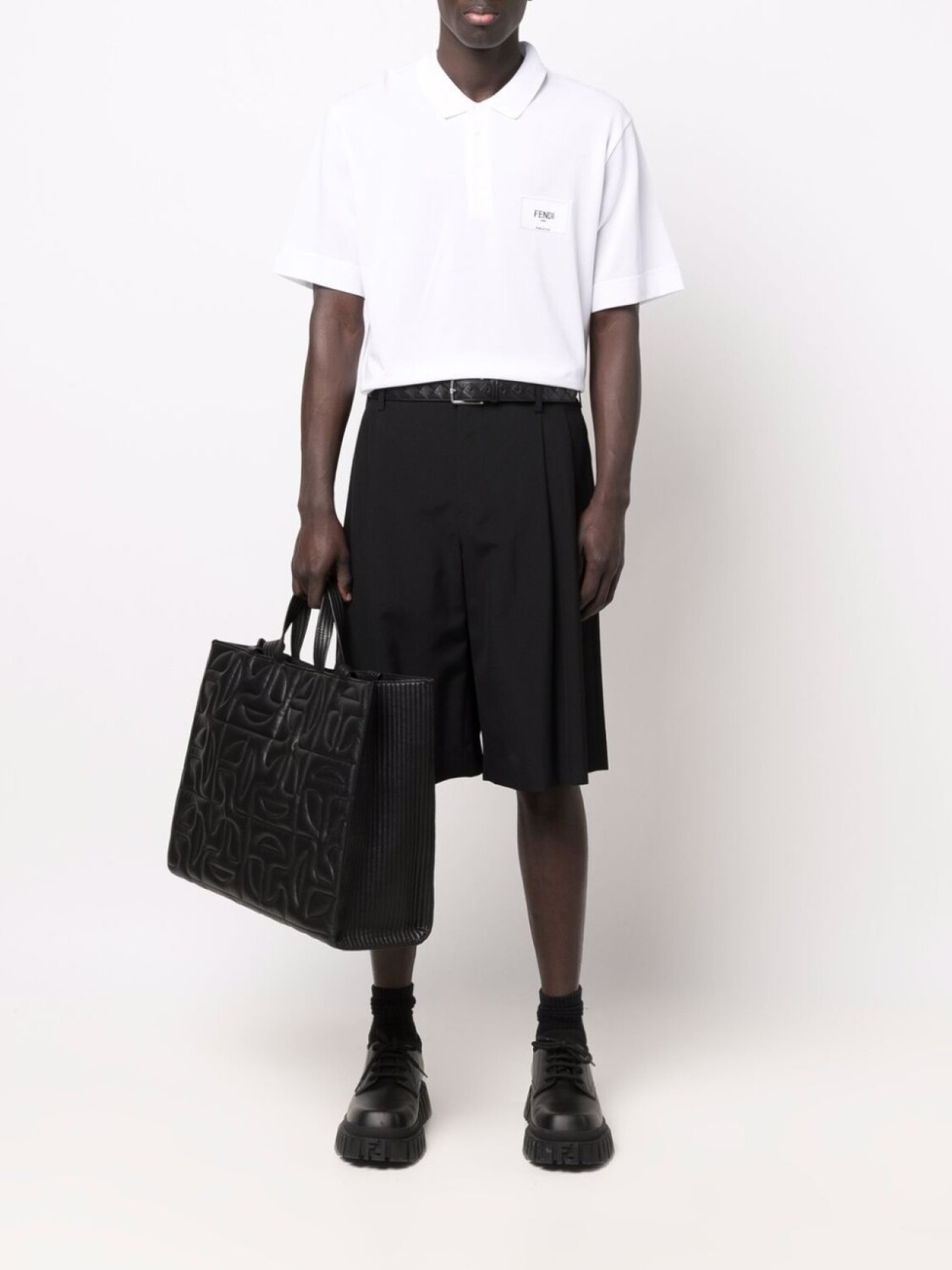 FENDI рубашка поло с вышитым логотипом, белый
FENDI рубашка поло с вышитым логотипом, белый