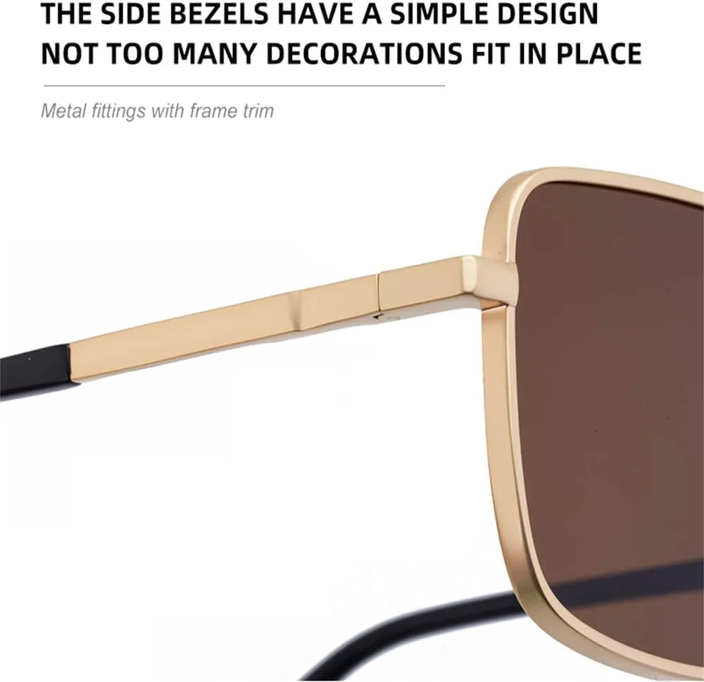 Мужские солнцезащитные очки в стиле стимпанк большого размера, винтажные панк-очки в металлической оправе, классические очки для вождения KTUCN, C4goldbrown
Мужские солнцезащитные очки в стиле стимпанк большого размера, винтажные панк-очки в металлической оправе, классические очки для вождения KTUCN, C4goldbrown