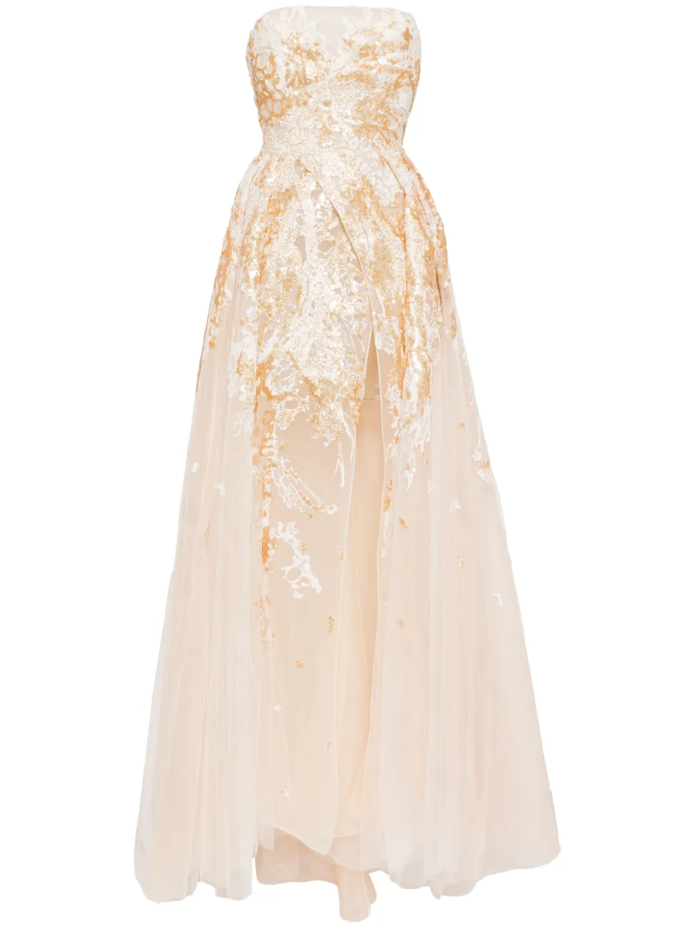 Платье с вышивкой Saiid Kobeisy, нейтральный
Платье с вышивкой Saiid Kobeisy, нейтральный