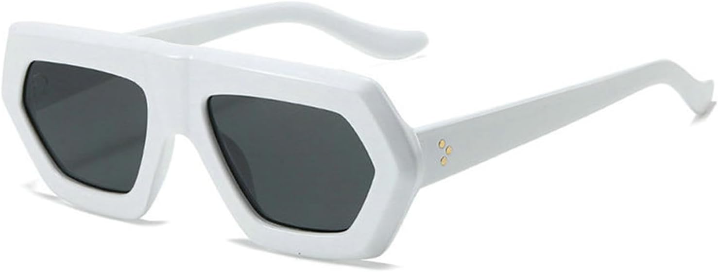 Женские солнцезащитные очки неправильной квадратной формы с градиентным переходом цвета, защита от УФ-излучения UV400, ретро-очки для мужчин с прозрачными линзами, оправа S65 helena, White
Женские солнцезащитные очки неправильной квадратной формы с градиентным переходом цвета, защита от УФ-излучения UV400, ретро-очки для мужчин с прозрачными линзами, оправа S65 helena, White