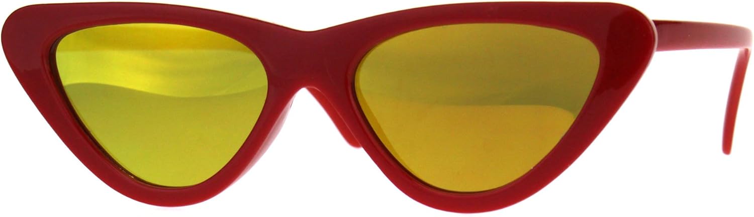 Женские модные солнцезащитные очки Lollita, плоские линзы «кошачий глаз», красные, с оранжевыми зеркальными линзами, защита от УФ-излучения UV 400 PASTL, Red (Orange Mirror)
Женские модные солнцезащитные очки Lollita, плоские линзы «кошачий глаз», красные, с оранжевыми зеркальными линзами, защита от УФ-излучения UV 400 PASTL, Red (Orange Mirror)