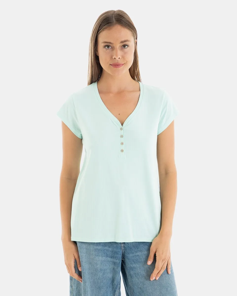 Женская футболка 100% хлопок с коротким рукавом Massana, зеленый
Женская футболка 100% хлопок с коротким рукавом Massana, зеленый