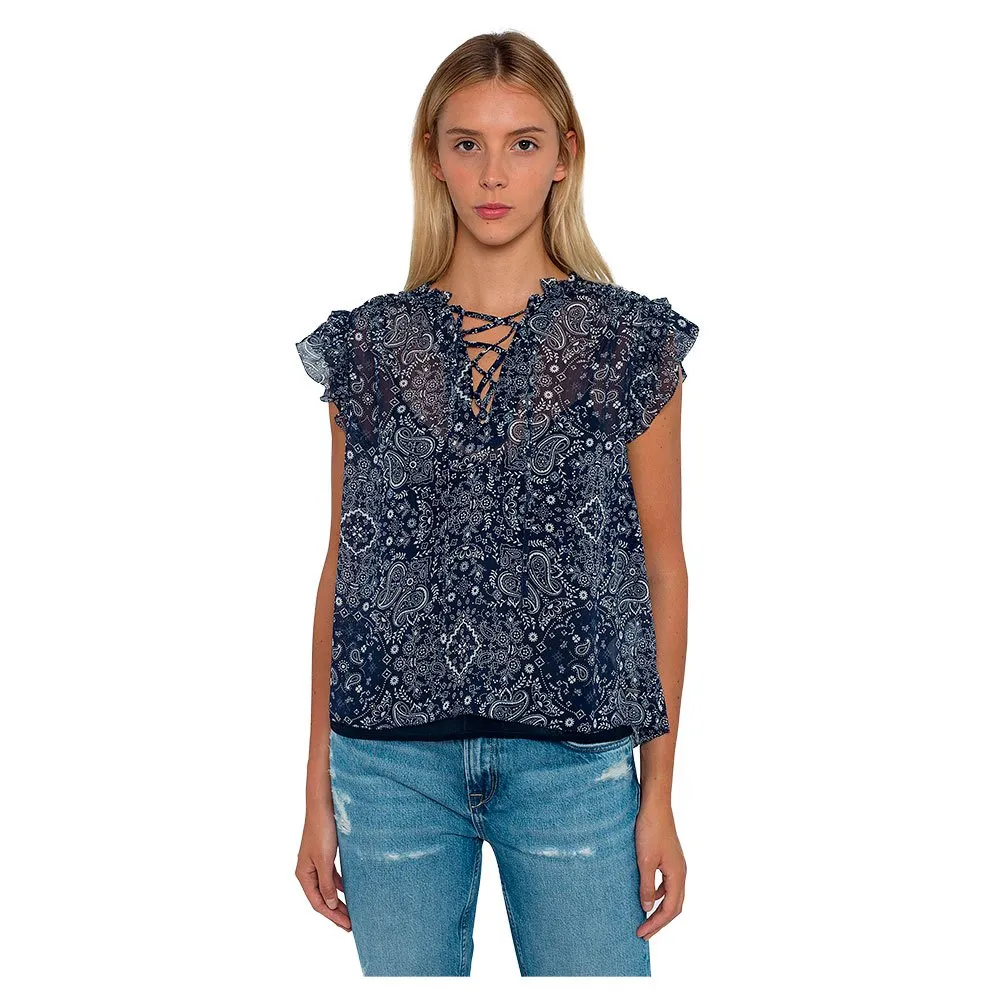 Рубашка Pepe Jeans Letizias, синий
Рубашка Pepe Jeans Letizias, синий