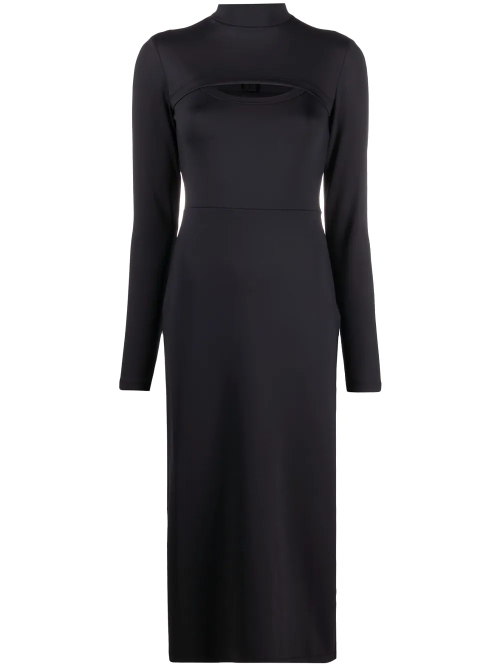 Платье миди с вырезом на спине AMBUSH, черный
Платье миди с вырезом на спине AMBUSH, черный