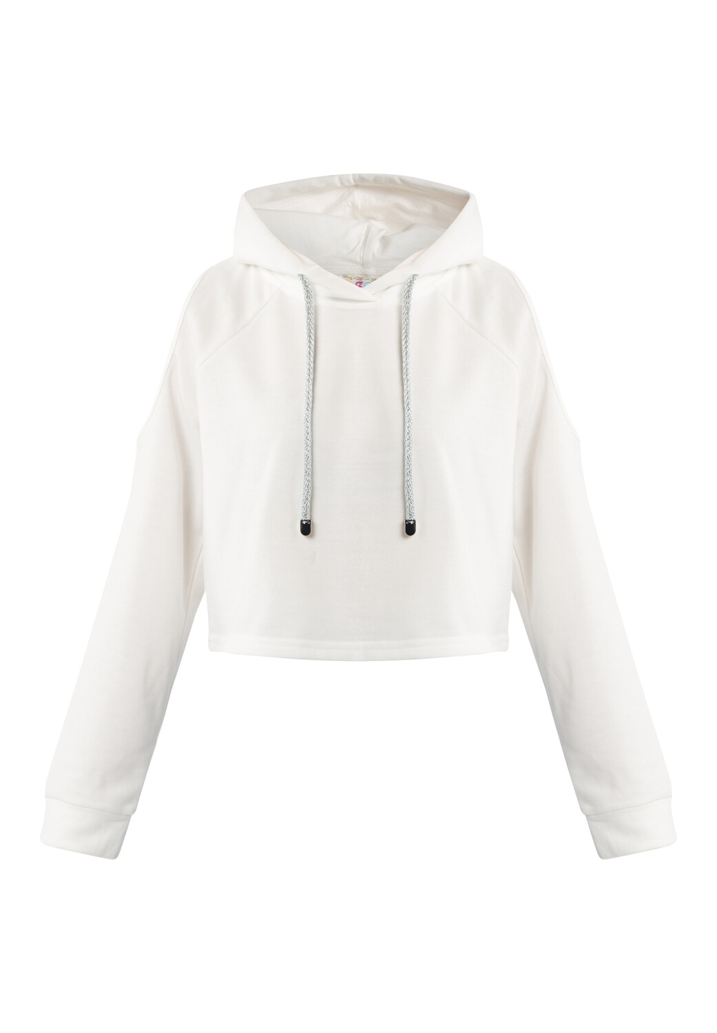 Толстовка IZIA Cropped Hoodie, белый 
Толстовка IZIA Cropped Hoodie, белый