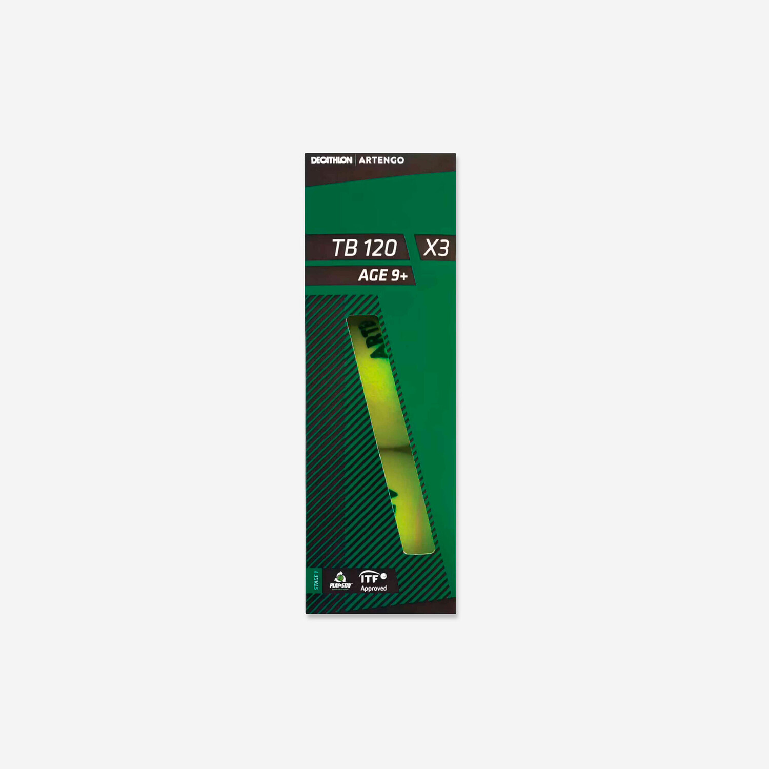 Теннисный мяч TB120*3 - зеленый Artengo
Теннисный мяч TB120*3 - зеленый Artengo
