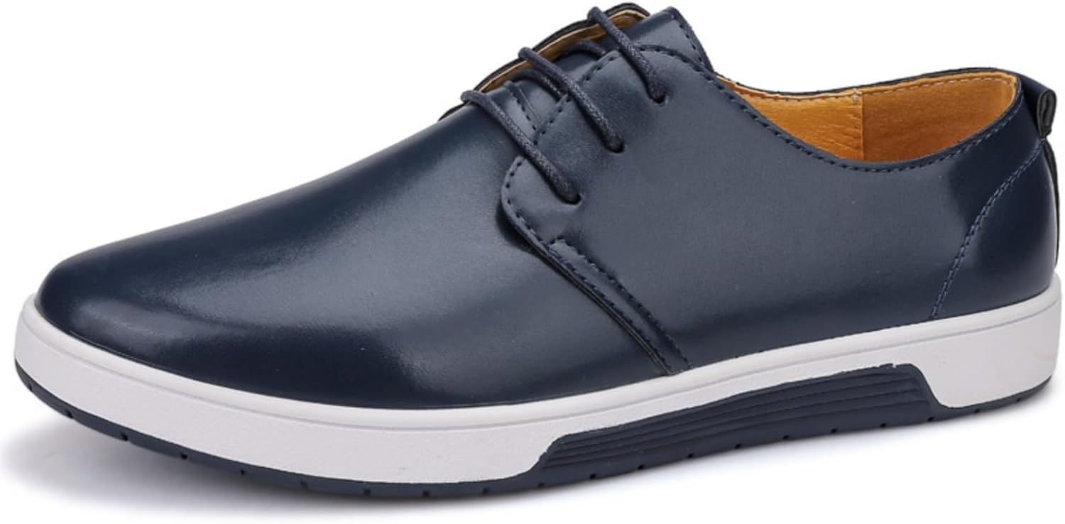 Мужские повседневные оксфорды - дышащая кожа, плоская подошва - модные кроссовки с перфорацией, универсальная обувь на каждый день Khwfjas, синий
Мужские повседневные оксфорды - дышащая кожа, плоская подошва - модные кроссовки с перфорацией, универсальная обувь на каждый день Khwfjas, синий