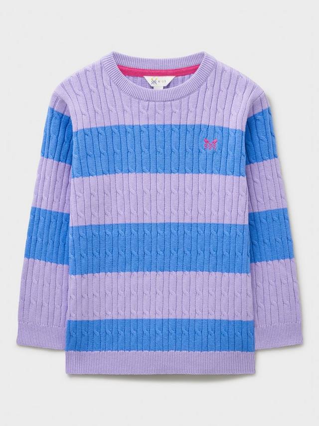 Детский свитер с воротником-гольф и узором "косичка" Crew Clothing, Multi Purple
Детский свитер с воротником-гольф и узором "косичка" Crew Clothing, Multi Purple