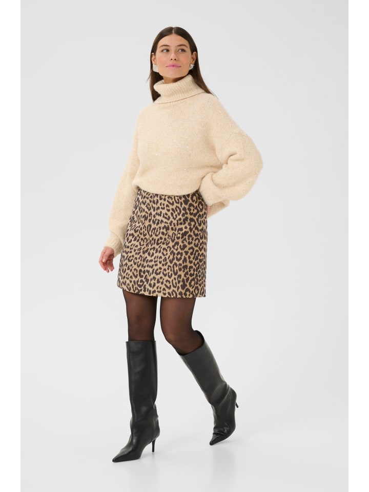 CULTURE Юбка CUcarol приталенного кроя с леопардовым принтом
CULTURE Юбка CUcarol приталенного кроя с леопардовым принтом
