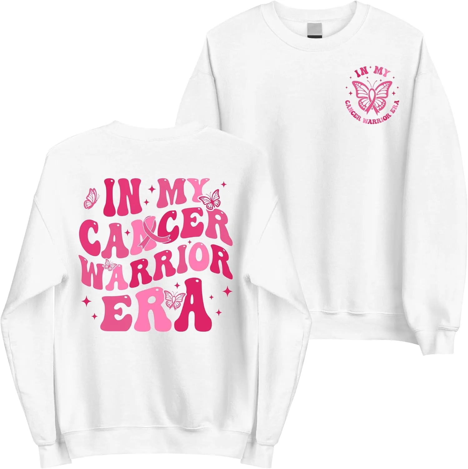 Свитшут My Cancer Warrior Era — с принтом в поддержку борьбы с раком груди, двусторонний MadalenStore
Свитшут My Cancer Warrior Era — с принтом в поддержку борьбы с раком груди, двусторонний MadalenStore