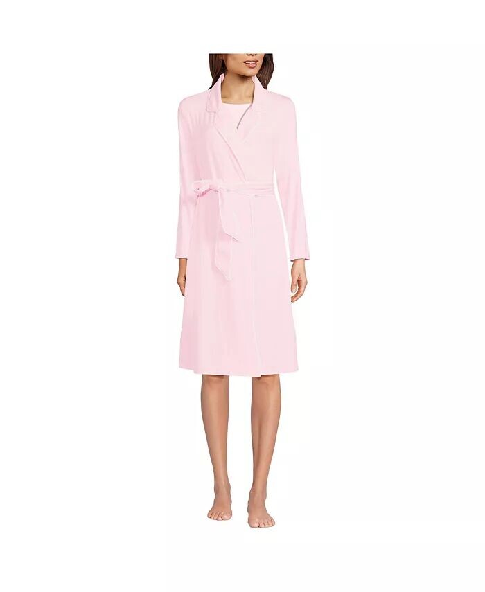 Женский охлаждающий халат с окантовкой Lands' End, розовый
Женский охлаждающий халат с окантовкой Lands' End, розовый