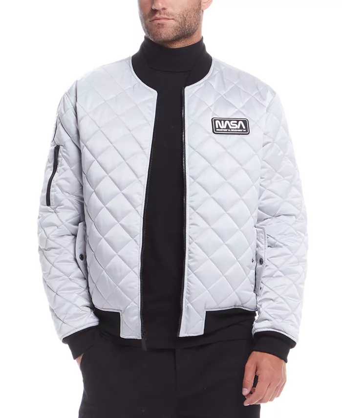 Мужская стеганая куртка-бомбер NASA Reversible Space One, коричневый/бежевый
Мужская стеганая куртка-бомбер NASA Reversible Space One, коричневый/бежевый