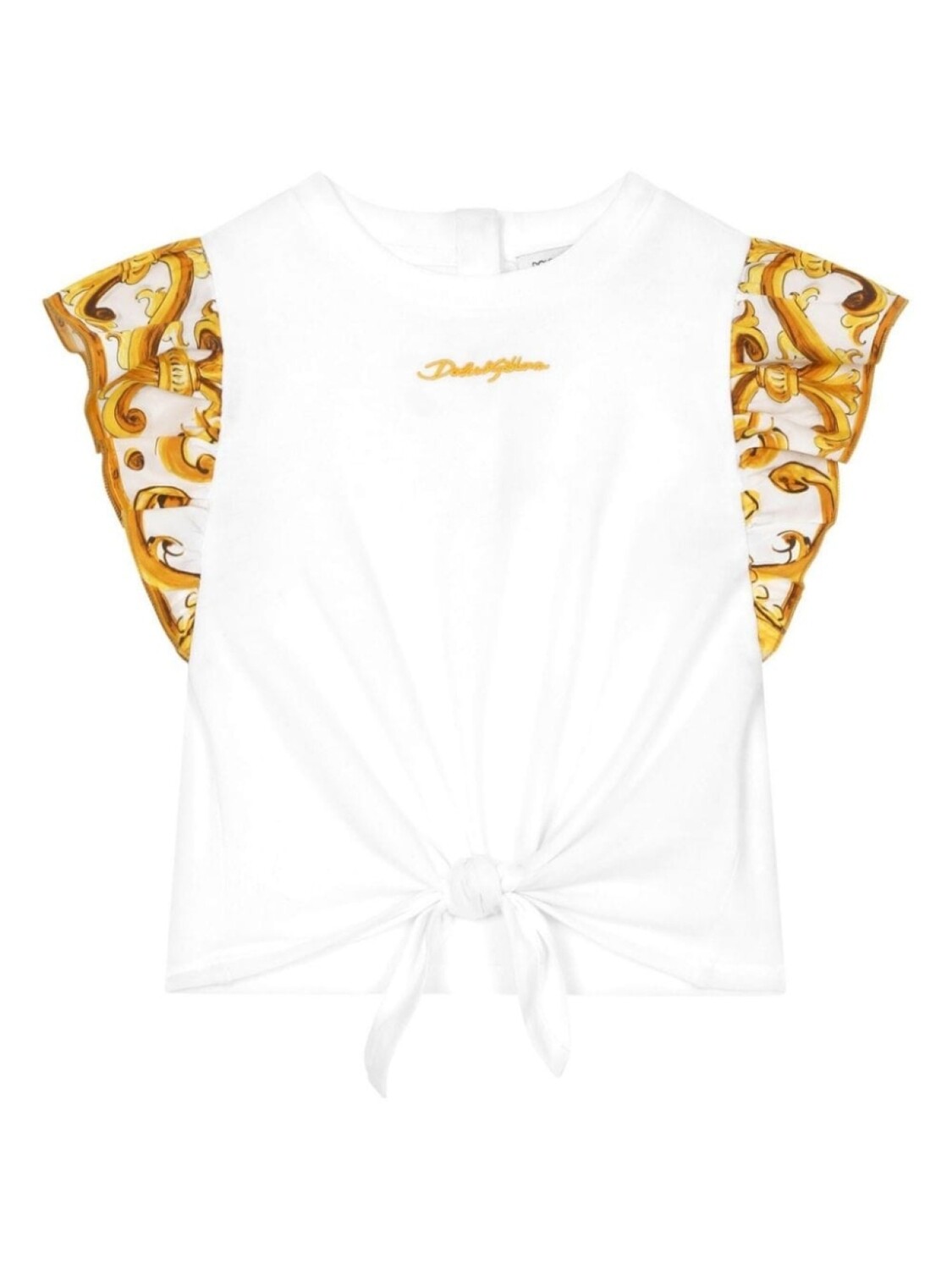 Dolce & Gabbana Kids футболка с принтом Majolica, белый
Dolce & Gabbana Kids футболка с принтом Majolica, белый