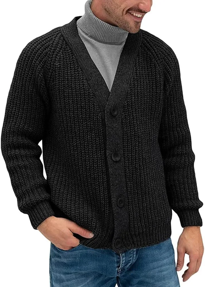 Мужской кардиган с длинными рукавами, мягкий кабельный свитер JMKEY
Мужской кардиган с длинными рукавами, мягкий кабельный свитер JMKEY