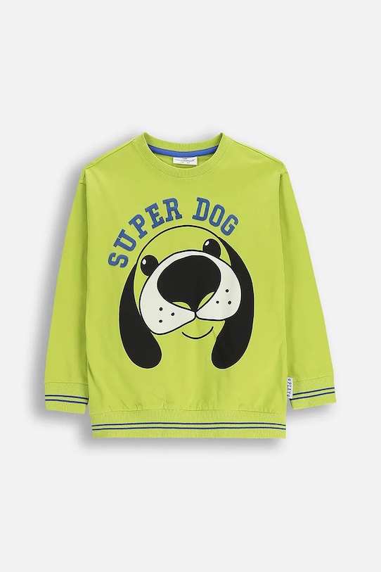 Детская хлопковая толстовка Coccodrillo, зеленый
Детская хлопковая толстовка Coccodrillo, зеленый