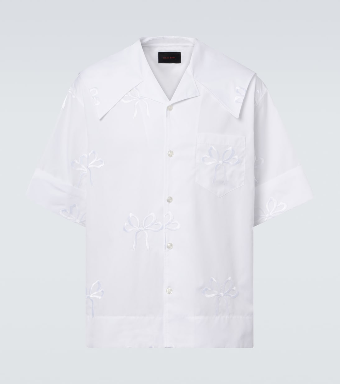 Вышитая хлопковая рубашка Simone Rocha, белый
Вышитая хлопковая рубашка Simone Rocha, белый